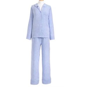 Annie Selke Pine Cone Hill Pajama Set Womens XL Blue